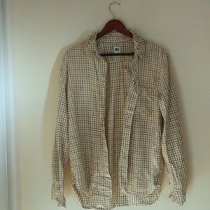 NSF Distressed Plaid Long Sleeve